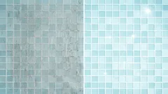 Jak vyčistit obklady v koupelně od vodního kamene? Výsledek vás překvapí.